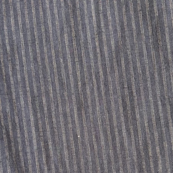 NWOT Sundance Women’s Blue Gray Striped Pleated Amelia Trouser Pants Size 6P - Picture 11 of 11